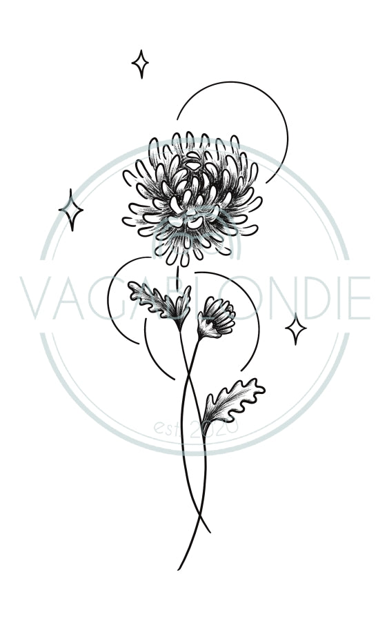 November Birth Flower - Chrysanthemum – VagaBlondie